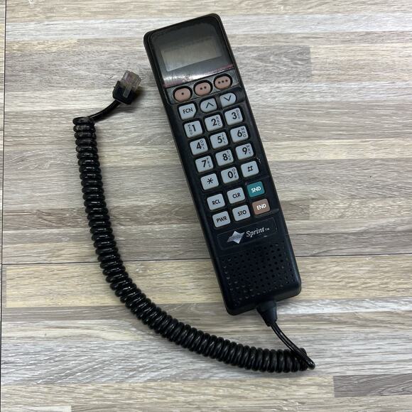 VTG Sprint Motorola Car Phone SCN2500A Receiver W/Cord Only - AG568 - Picture 1 of 6